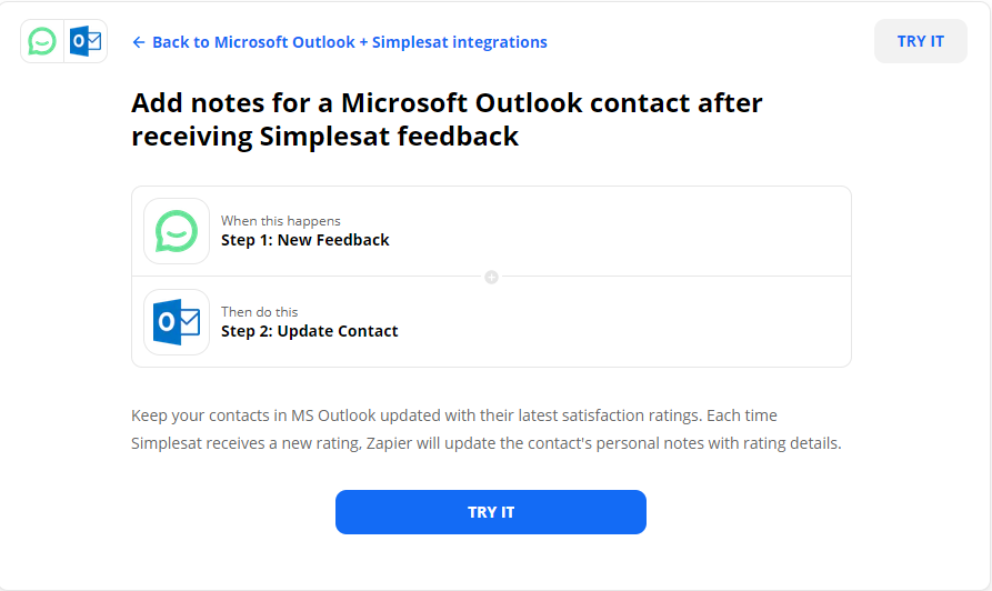 Outlook Customer surveys