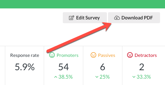 simplesat download customer satisfaction data to pdf