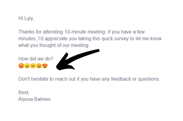 Calendly Customer surveys