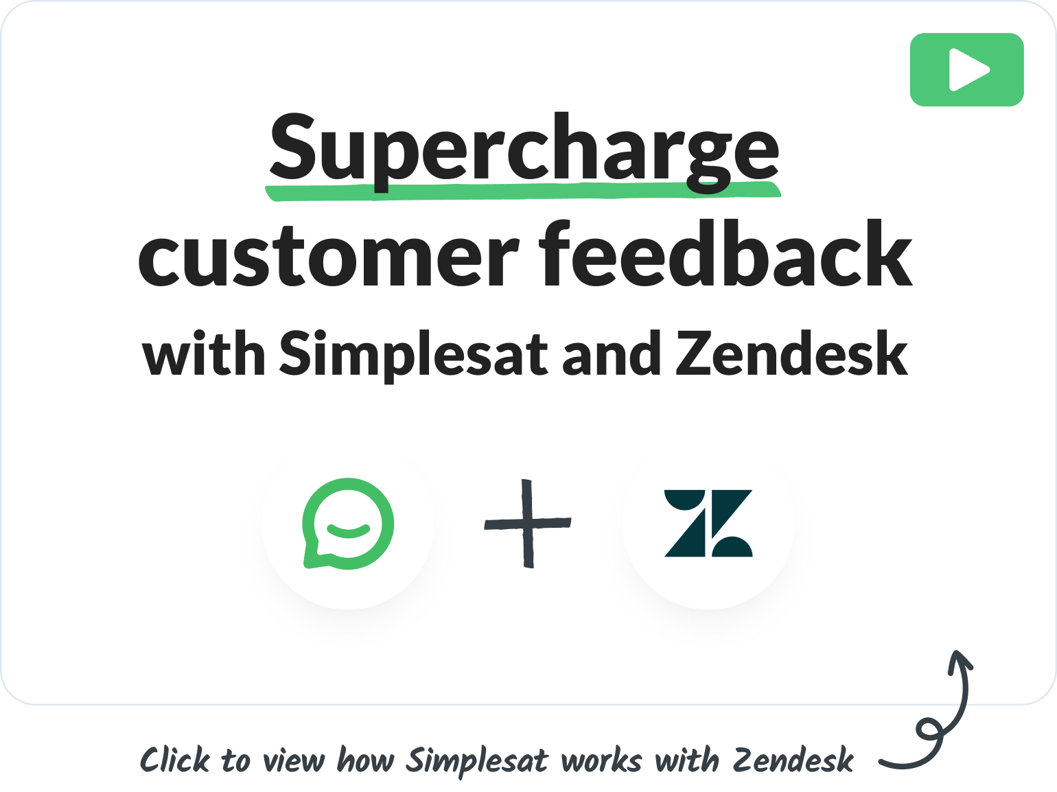 Simplesat Zendesk Video