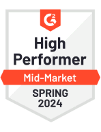 G2 badge high performer