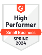 G2 badge high performer small business