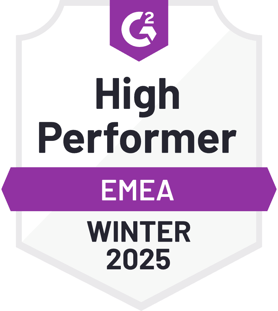 G2 badge high performer emea