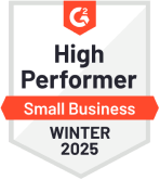 G2 badge high performer small business