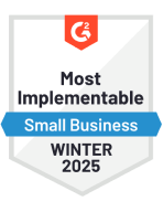 G2 badge most implementable
