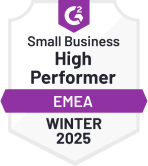 G2 badge high performer emea small business