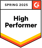 G2 badge spring high performer